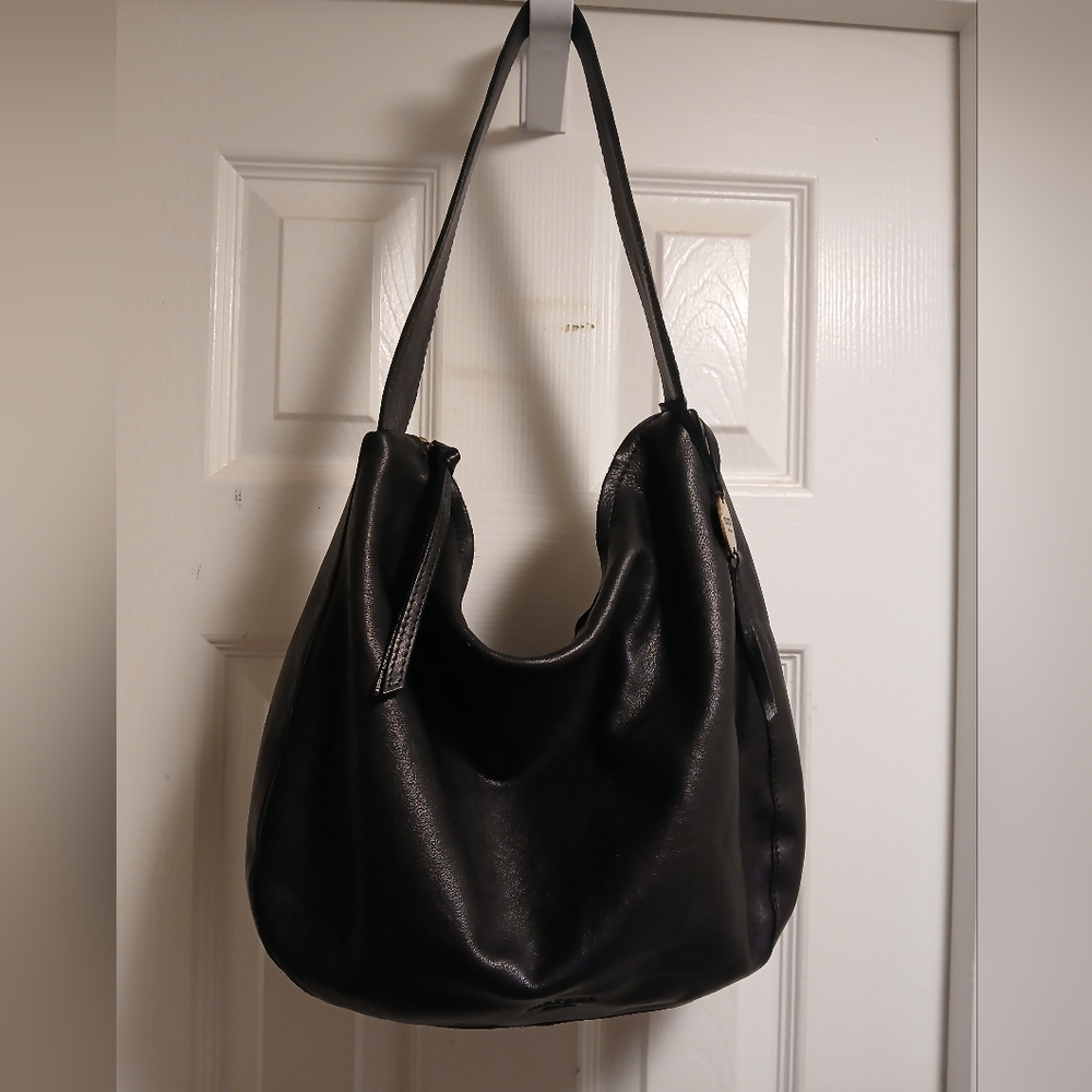 Margot Classic Black Hobo Bag